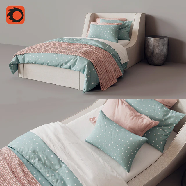 WYNNE SLIPCOVERED BED — Скачать