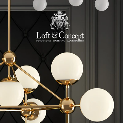 Modo Chandelier Gold Chandelier 10 — Ver 1