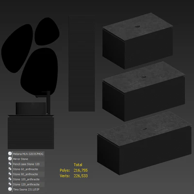 Jorno Stone 60/80/100/120 anthracite — Ver 4