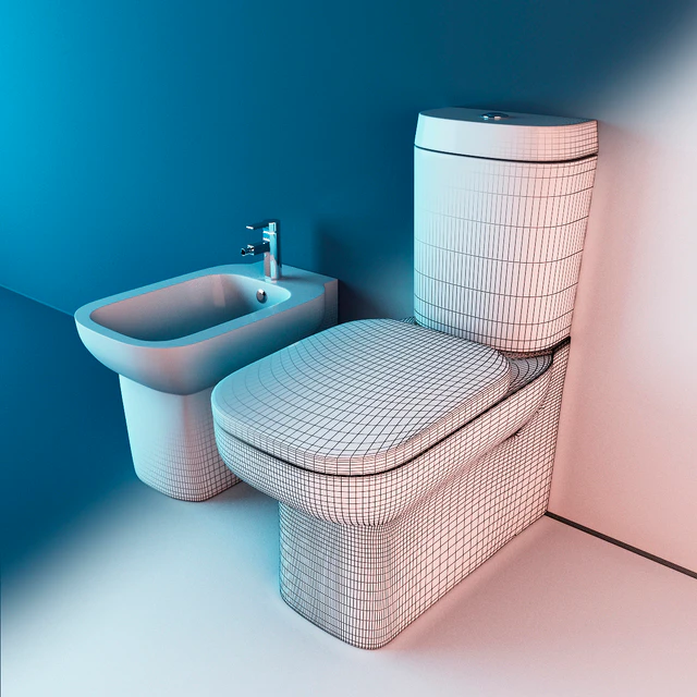 Squat toilet and bidet Jacob Delafon Replay — Descargar