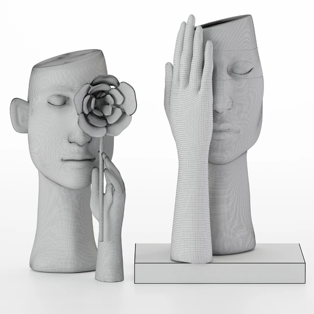 One eye face vases — Descargar