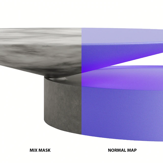 DE LA ESPADA LAUREL COFFEE TABLE IN MARBLE — Descargar