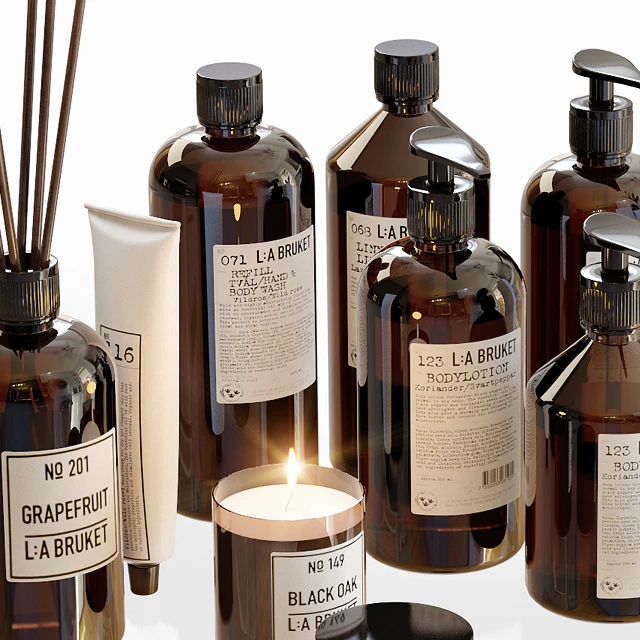 LA Bruket decor set for bathroom — Descargar
