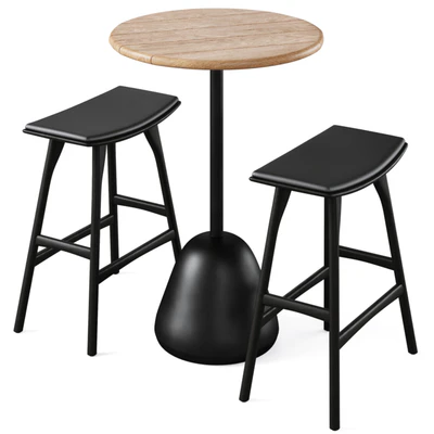 High bar table Saura and bar stool Osso — Ver 3