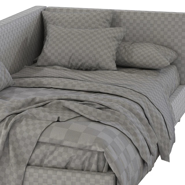 Corner Timo Upholstered Bed — Descargar