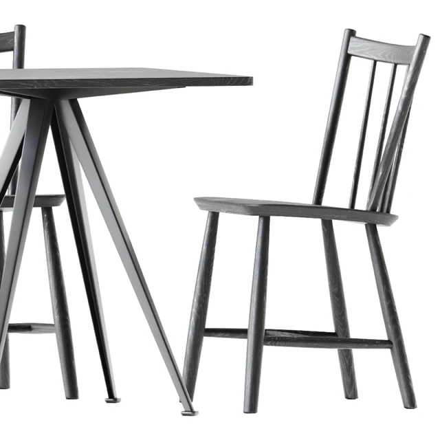 Pyramid Table 21 and J41 Chair by Hay — Скачать