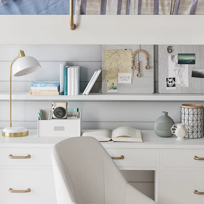 Waverly loft desk bed set from Pottery Barn — Ver 2