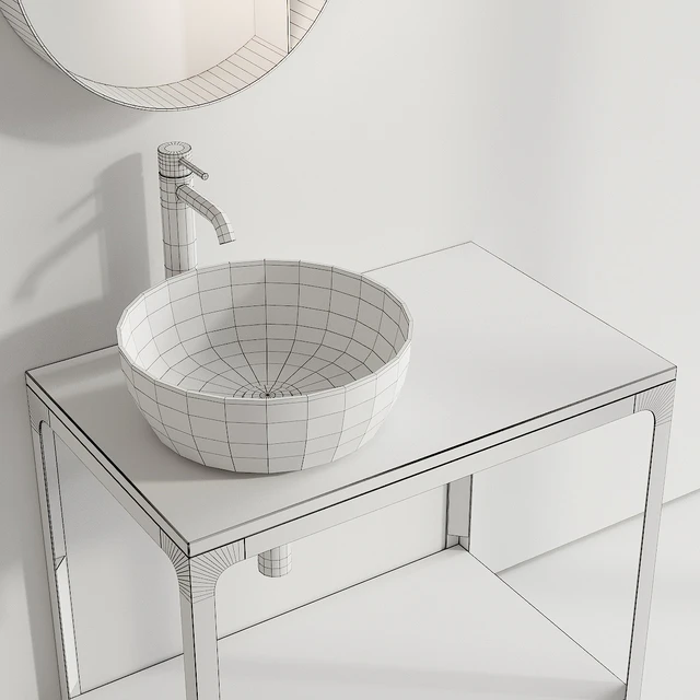 Scarabeo Ceramiche ABLE Single Vanity Unit Set 2 — Скачать