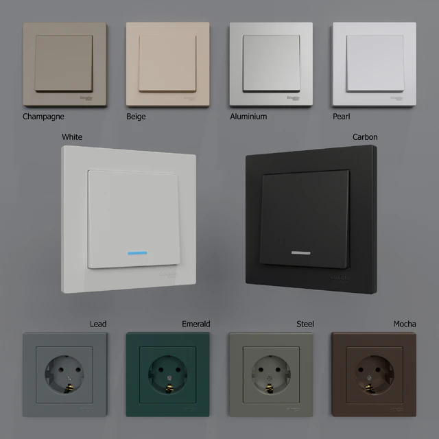 Sockets and switches Schneider Electric Atlas Design — Descargar