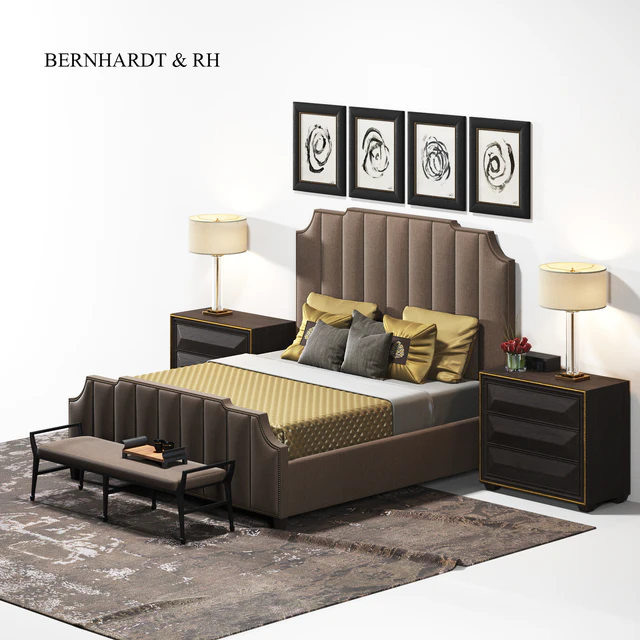 bernhardt & restoration hardware | bed set — Скачать