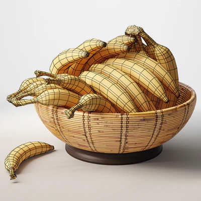 Bananas in basket — Вид 2