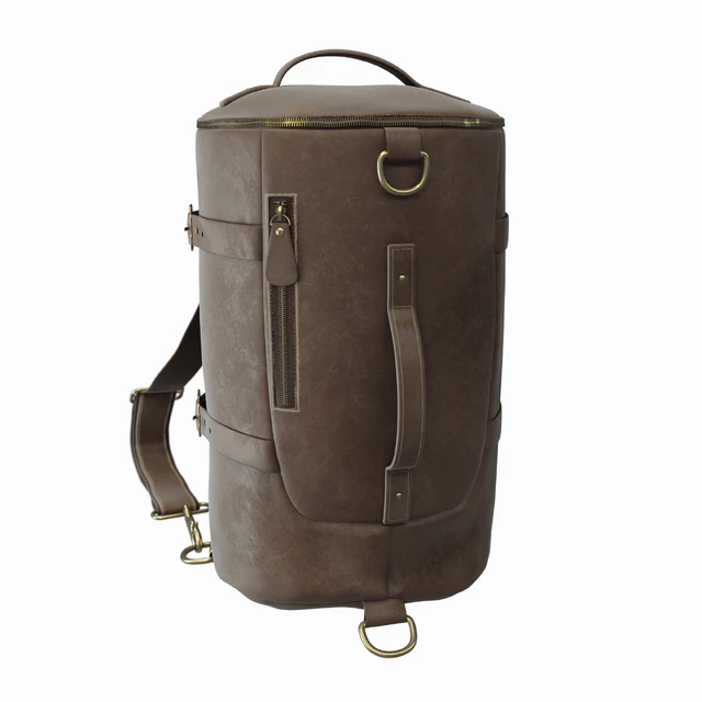 Vintage  Leather Travel Backpack — Скачать
