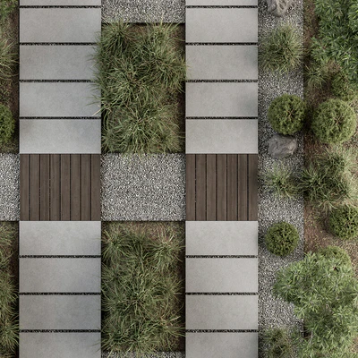 Urban Furniture / Architecture Environment with Plants- Set 67 — Ver 3