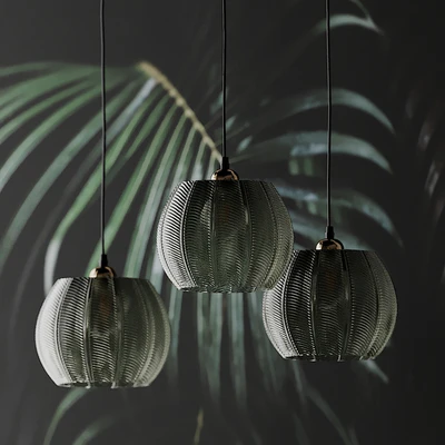 Louis Green Glass Pendant Light from Beaumonde — Вид 2
