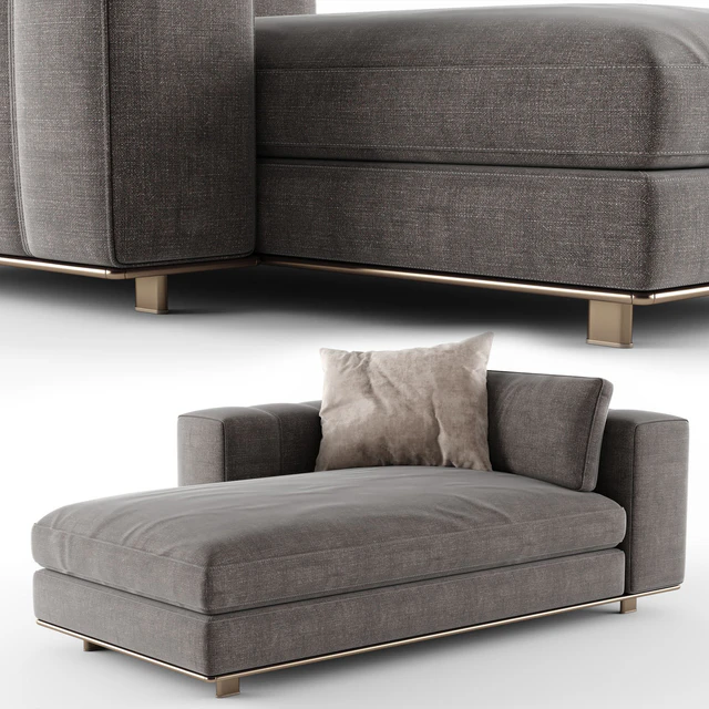 Minotti FREEMAN Chaise Longue 02 — Скачать