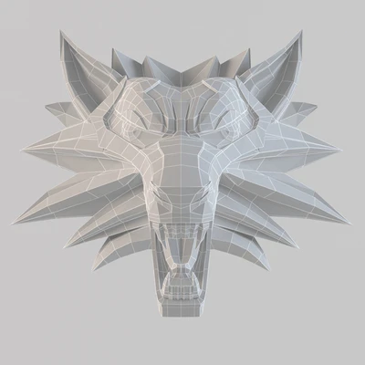 Medallion Witcher for 3D printer — Ver 4