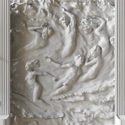 HEADBOARD 3D wall panel 002 — Вид 3