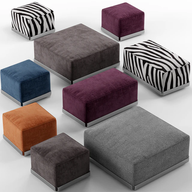 West poufs - Minotti — Скачать
