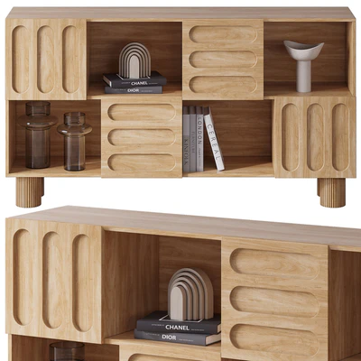 55 Bookcase Cannelo by La Redoute — Ver 3