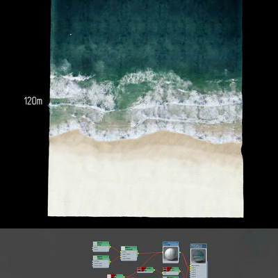 Beach waves — Вид 2