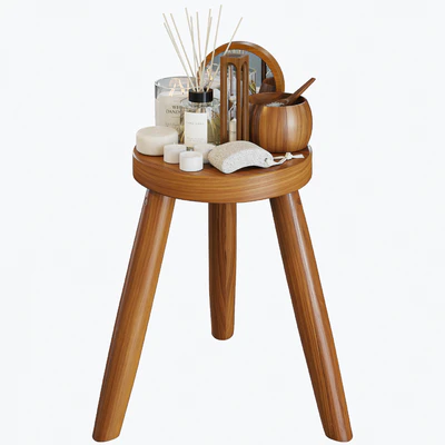 Zara home wood stool 02 — Вид 5