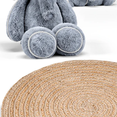 Dot Basket, Kairo Jute Rug, Elephant Toy — Ver 2