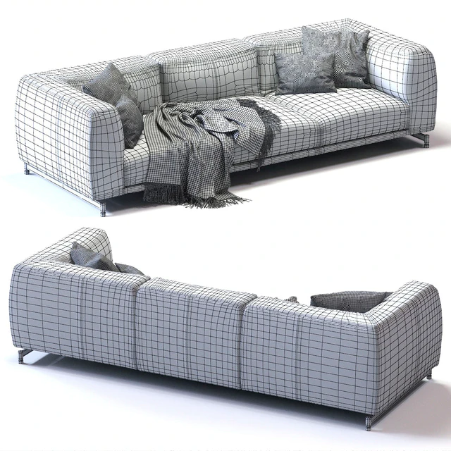 DITRE ITALIA St. Germain Leather Sofa — Скачать