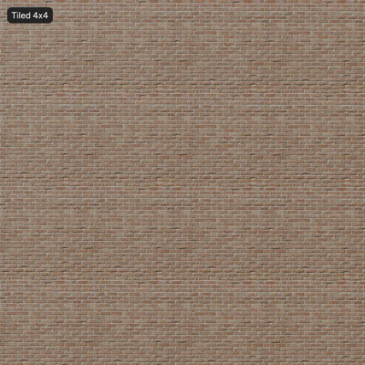 dirty rusticated running bond brick wall texture — Вид 4
