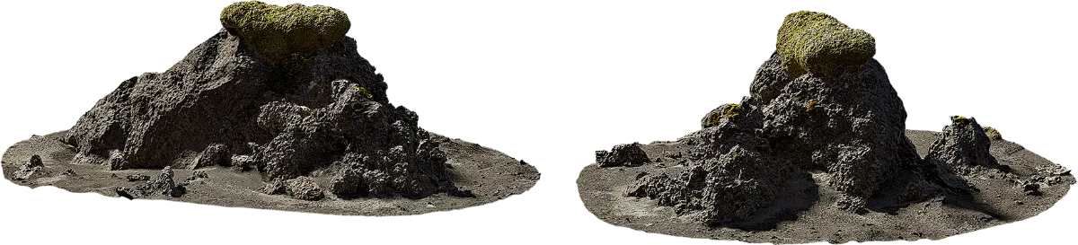 icelandic mossy rock formation 001 — Скачать