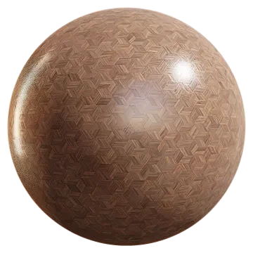 rhombus hexagon walnut parquet 001 — Descargar