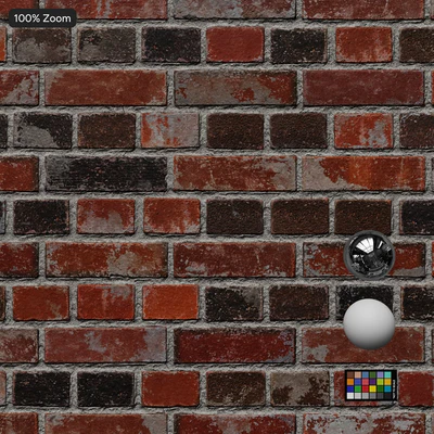 reclaimed english bond brick wall texture — View 4