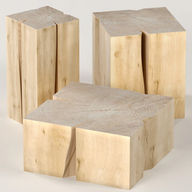 Three coffee table stump. — Descargar