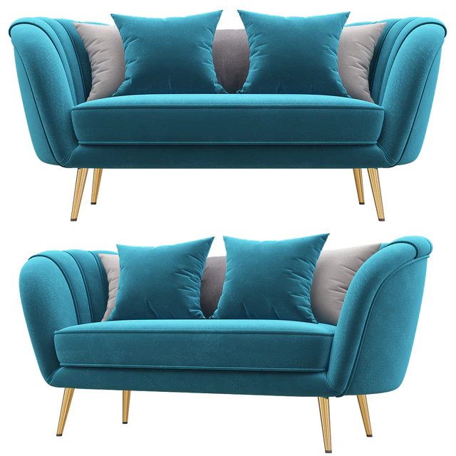 Deals on Alexandrea Velvet Flared Arm Loveseat — Descargar
