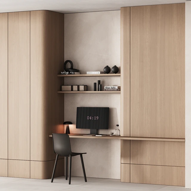 218 office furniture 05 workplace 01 minimal scandi 4 options — Descargar