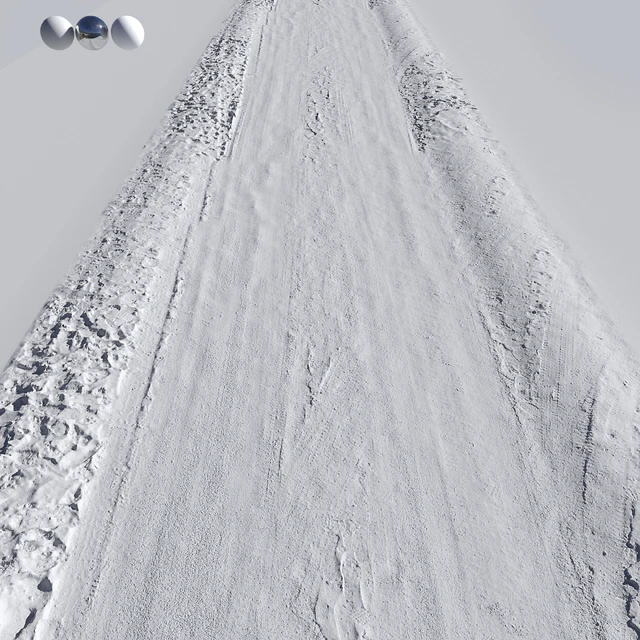 Snowy road — Descargar
