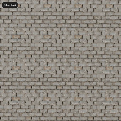 shoddy running concrete block wall texture — View 4