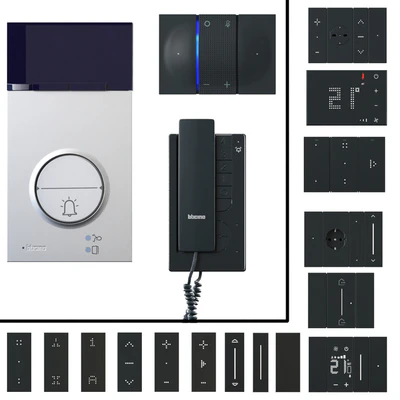 Door communication system/Sockets and switches Bticino/Bticino Living Now 2022 Black — descargar