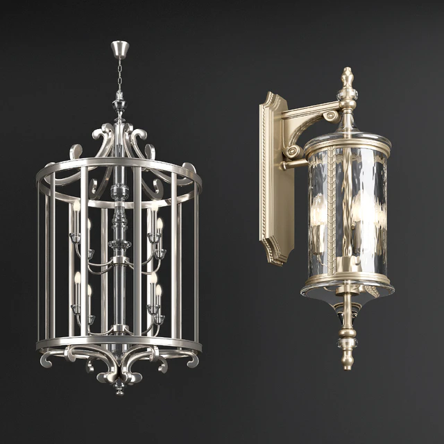 Chandelier and Wall Lamp — Descargar