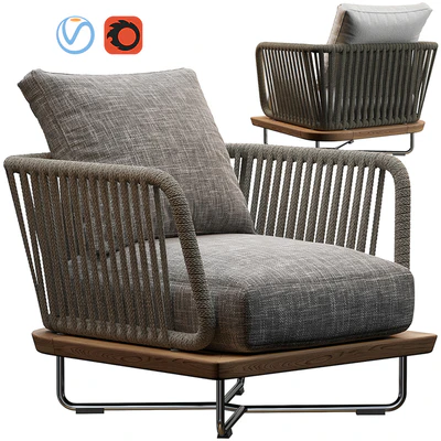 Sunray armchair Minotti outdoor — Вид 4