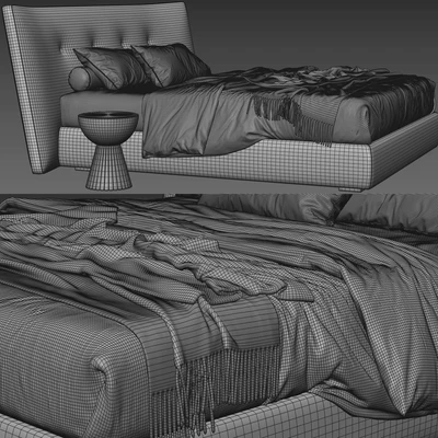 Poliform Rever Bed — Ver 4