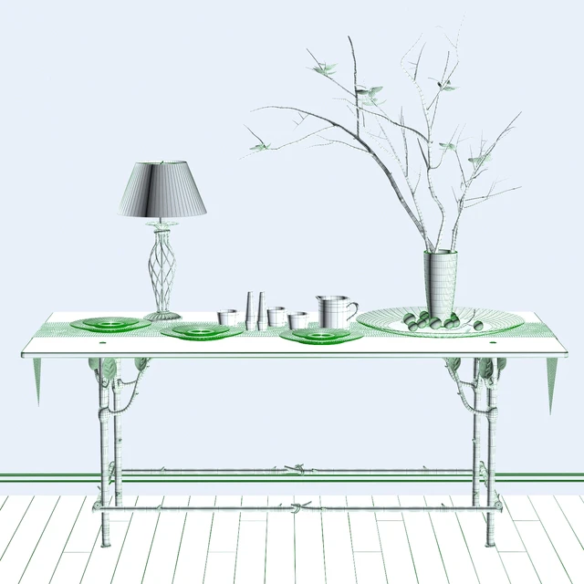 Ciani table with decor — Descargar