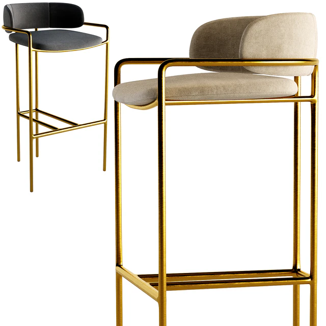 WEST ELM Lenox Velvet Bar Counter Stools — Скачать