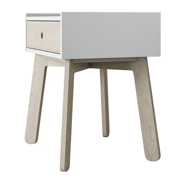Crate and Barrel Lamont Two-Tone Nightstand — Скачать