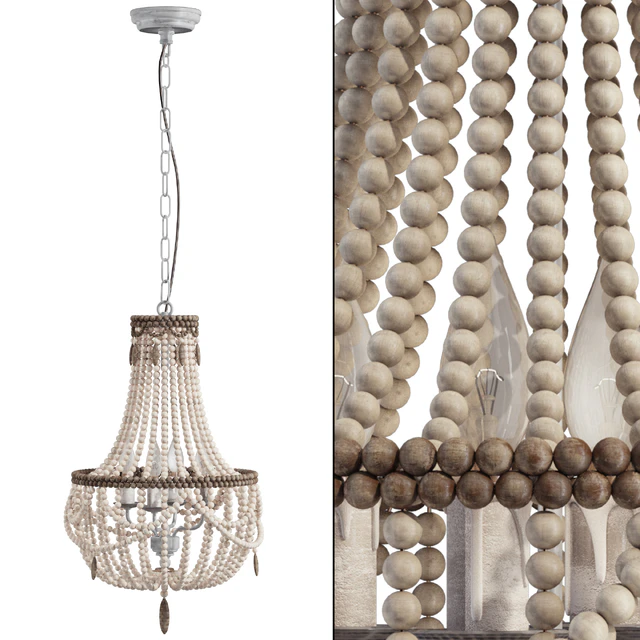 Boho Rustic Bead Chandelier — Descargar