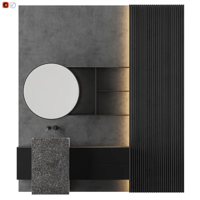 MODERN - Gray Bathroom 02 — Ver 1