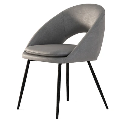 Set of 2 Hewitt Dining Chairs With Black Legs — Вид 4