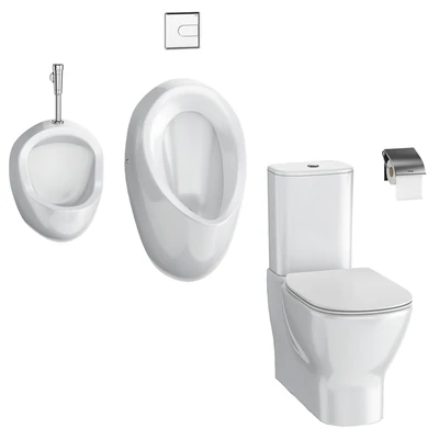 Sanitary partitions for public toilets FunderMax 3 — Ver 4