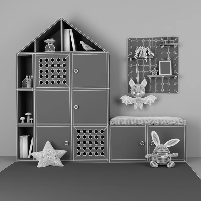 Furniture for children's room with decor 10 — Descargar