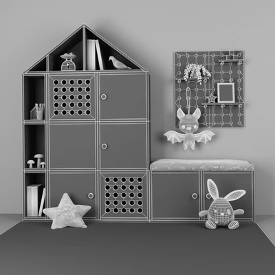 Furniture for children's room with decor 10 — Ver 3