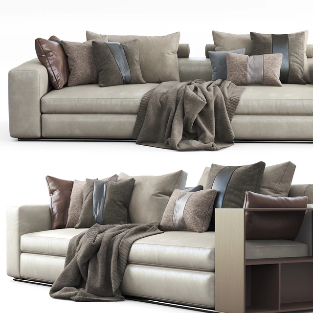 Flexform Sofa Groundpiece — Скачать